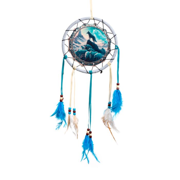 Spirit of the Wolf Pack Dreamcatcher 16cm