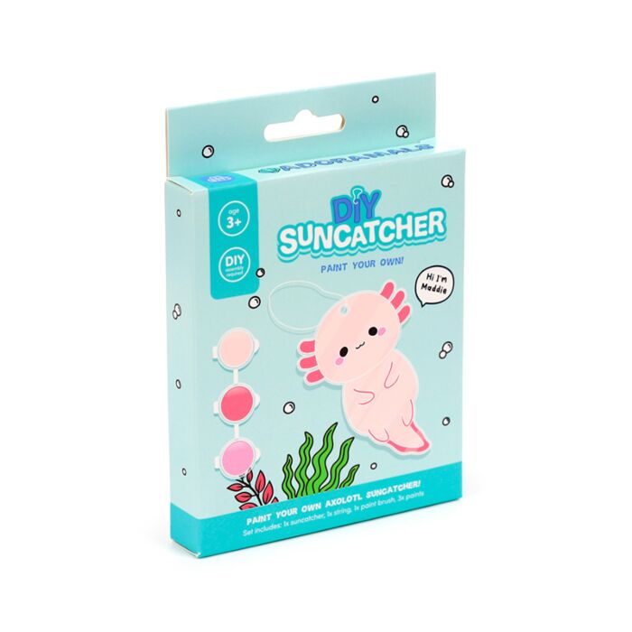 Adoramals Maddie the Axolotl Paint Your Own DIY Suncatcher