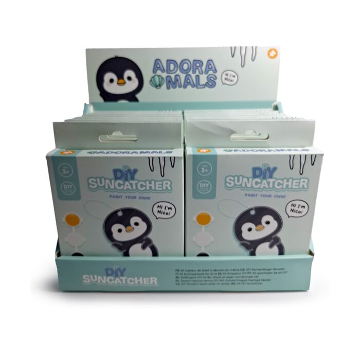 Adoramals Ocean Nico the Penguin Paint Your Own DIY Suncatcher