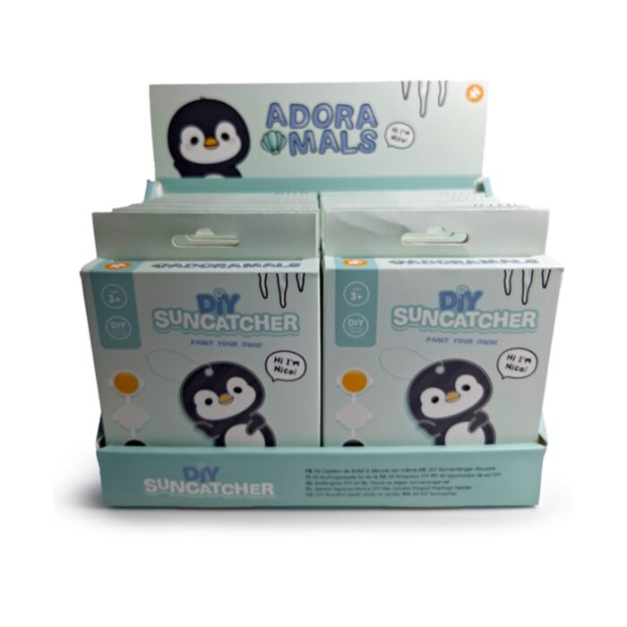 Adoramals Ocean Nico the Penguin Paint Your Own DIY Suncatcher