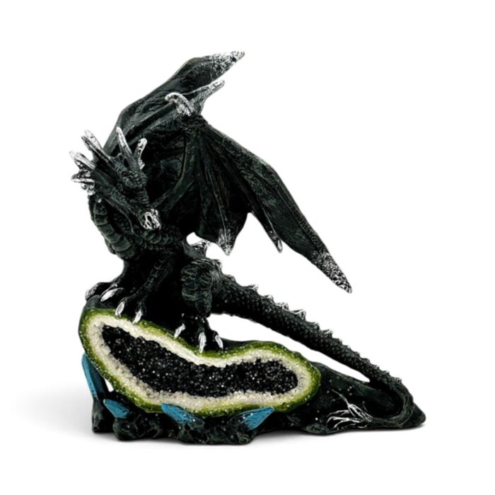Dark Legends Crystal Green Geode Dragon