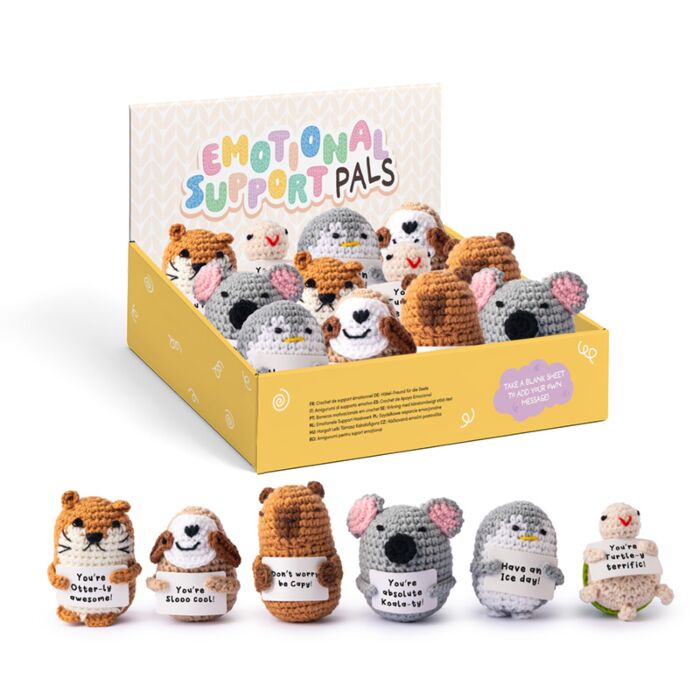 Positive Emotional Support Crochet Animals Mix 1
