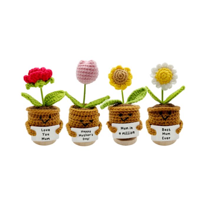 Mother's Day Positive Emotional Support Crochet Flower
