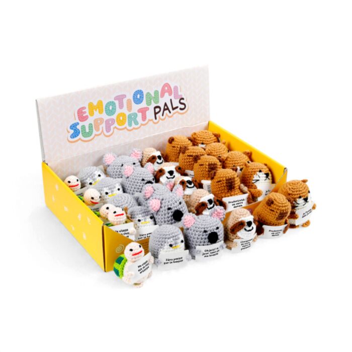 French Positive Emotional Support Crochet Animals Mix 1
