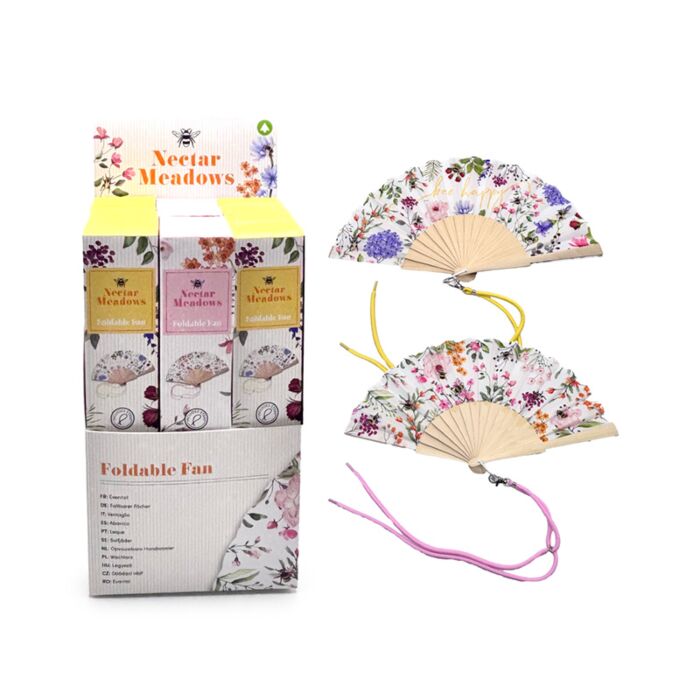Nectar Meadows Folding Hand Fan