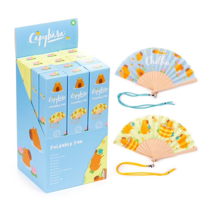 Capbara Folding Hand Fan