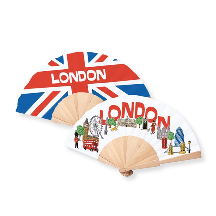 London Souvenir Folding Hand Fan