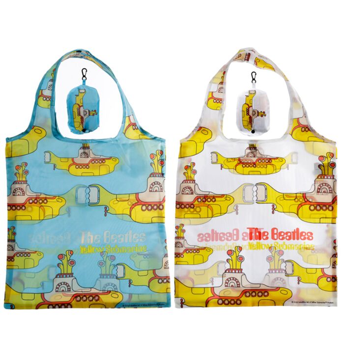 Foldable Reusable Shopping Bag The Beatles Yellow Submarine