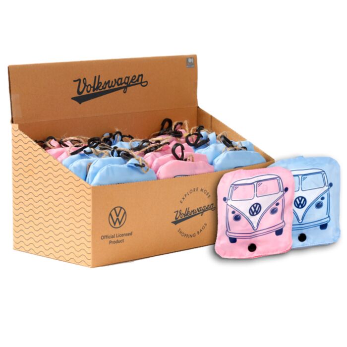 Foldable Reusable Shopping Bag Volkswagen VW T1 Camper Bus Explore More