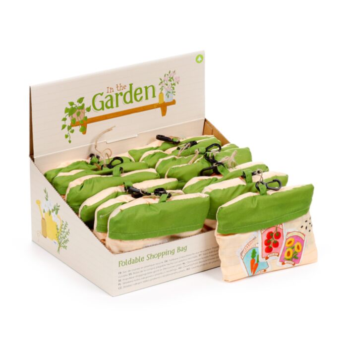 Foldable Reusable Shopping Bag In the Garden