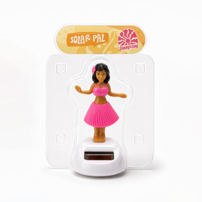 Summertime Hula Girl Solar Pal