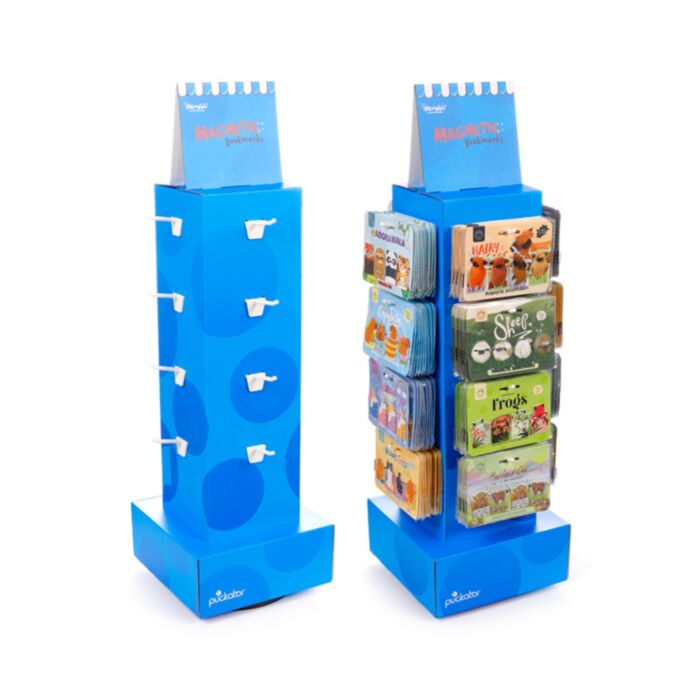 16 Hook Rotating FSDU Display Unit for Magnetic Bookmarks