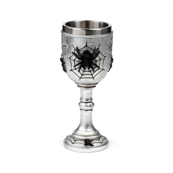 Decorative Spider Web Goblet
