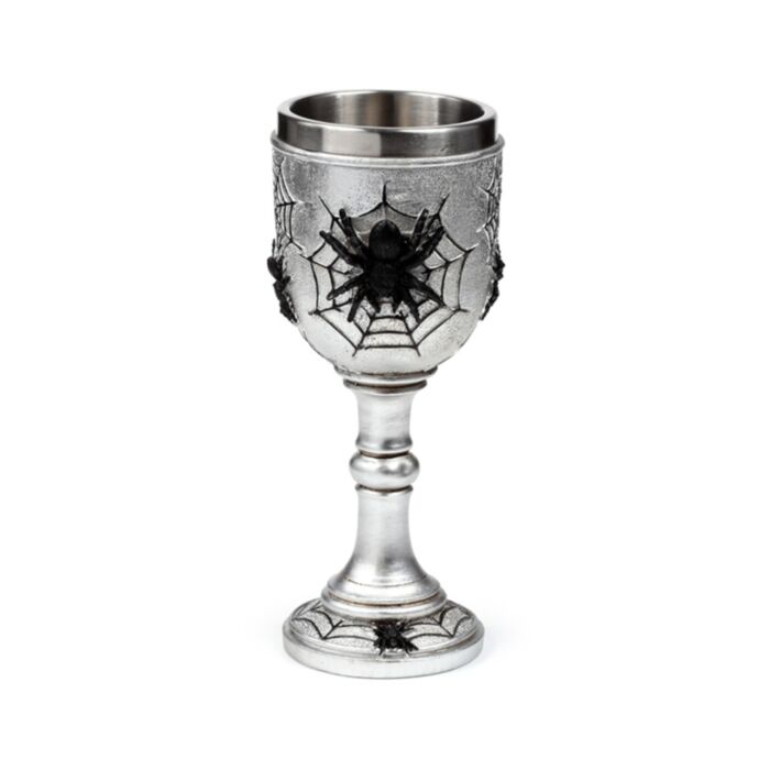 Decorative Spider Web Goblet