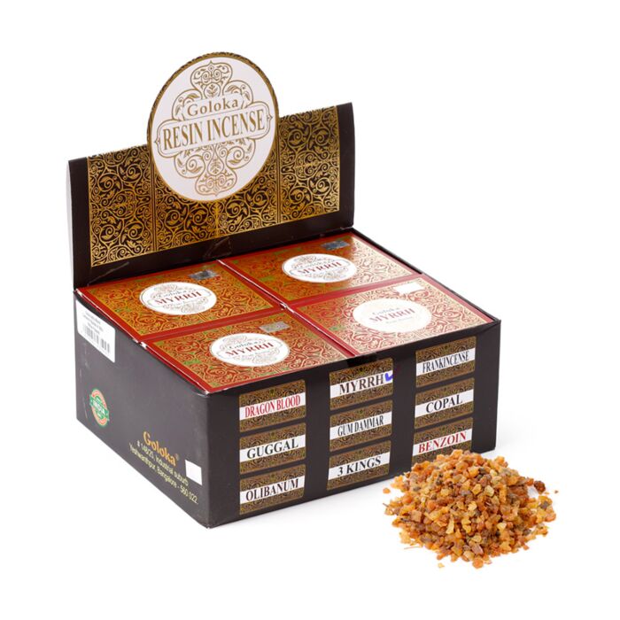 Goloka Incense Resin Myrrh 30g