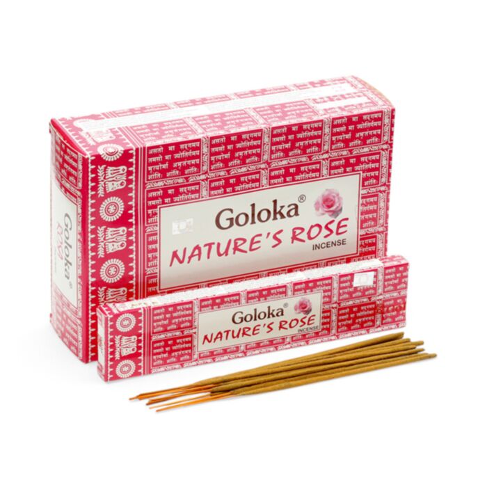 Goloka Nature's Rose Incense Sticks