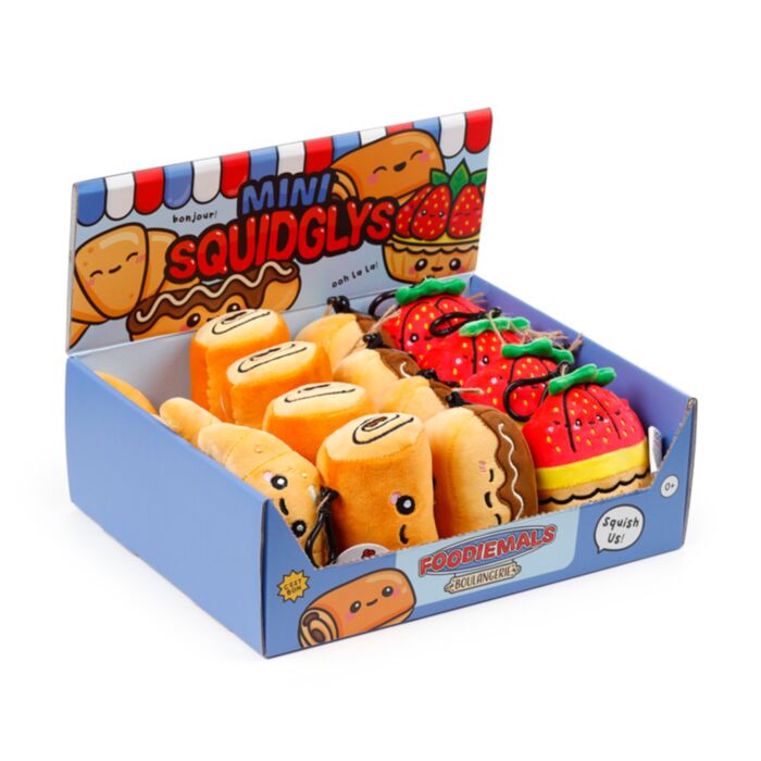 Squidglys Foodiemals Boulangerie Plush Mini Keyring