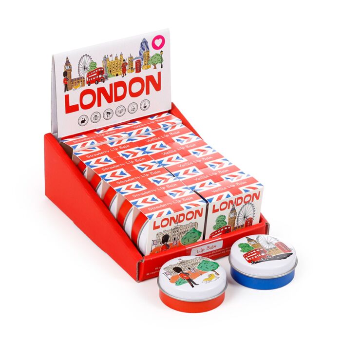 London Icons Lip Balm in a Tin
