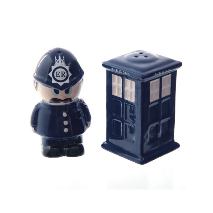 Policeman & Police Box Ceramic Salt & Pepper Set