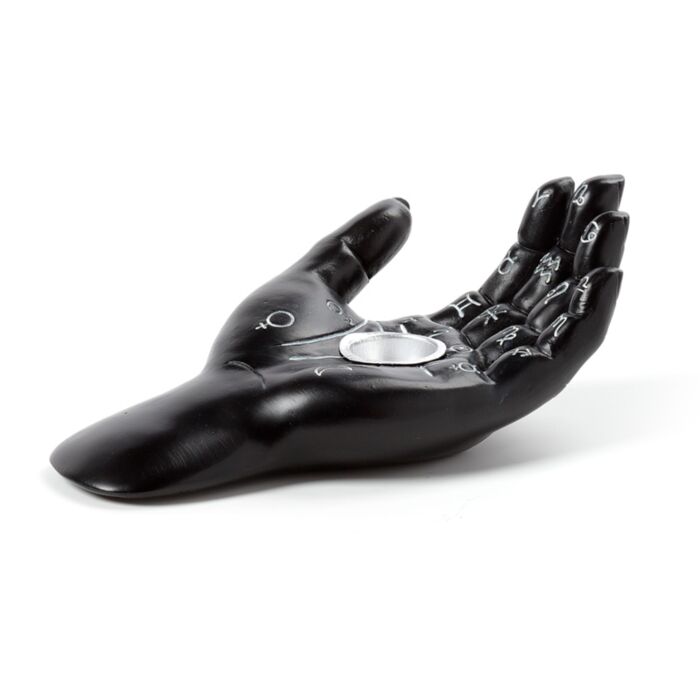 Mantric Hand/Tarot Hand Palm Incense Cone Burner Dish
