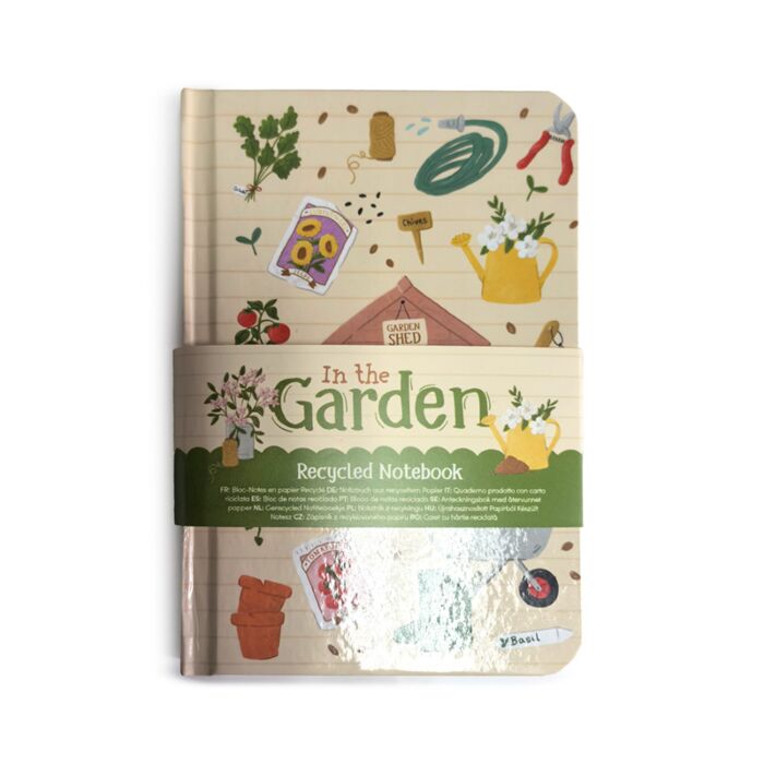 In the Garden Recycled A6 Notebook