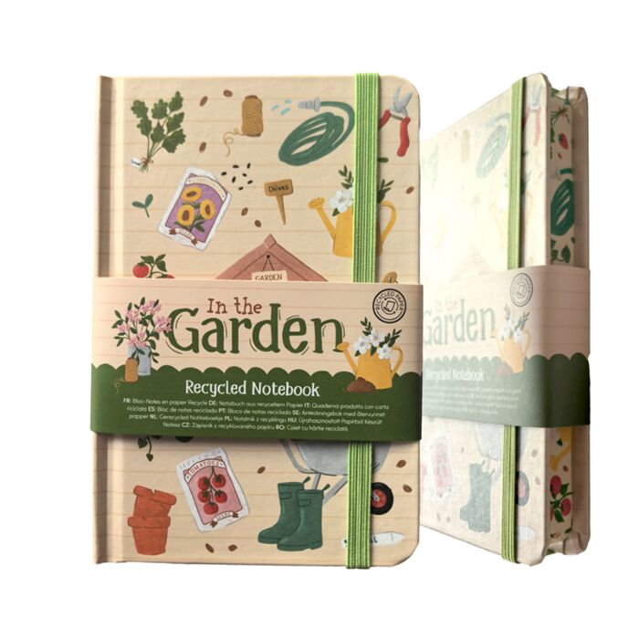 In the Garden Recycled A6 Notebook