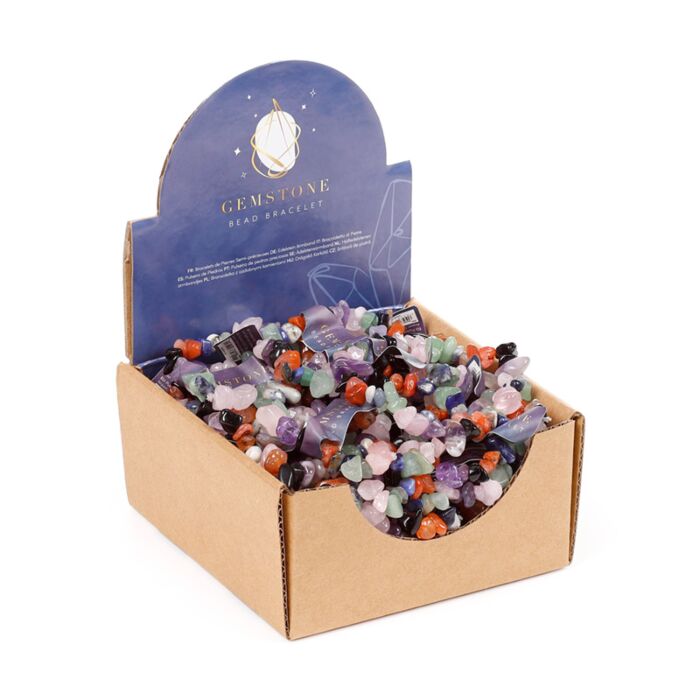 Gemstone Chip Beads Beaded Bracelet