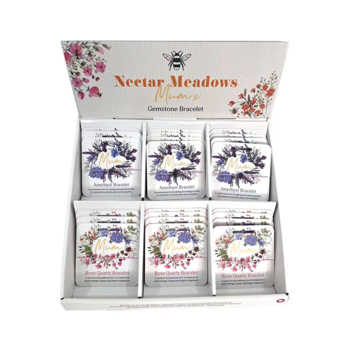 Nectar Meadows Mum Shaped Gemstone Bracelet