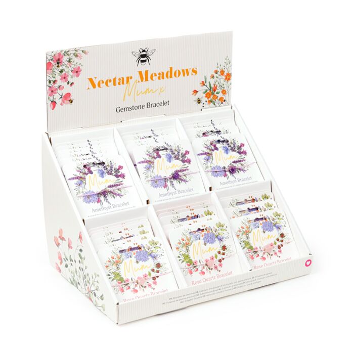 Nectar Meadows Mum Shaped Gemstone Bracelet