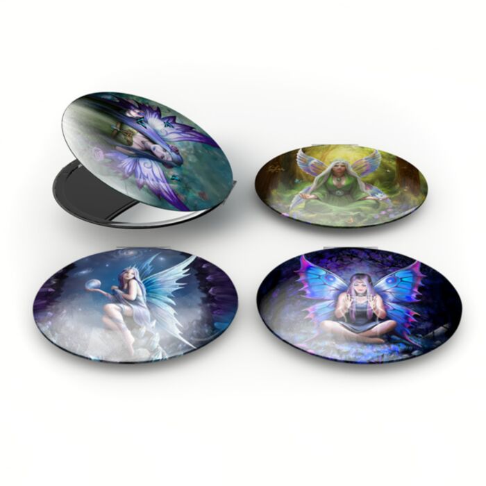 Anne Stokes Fairy Magic Compact Mirror