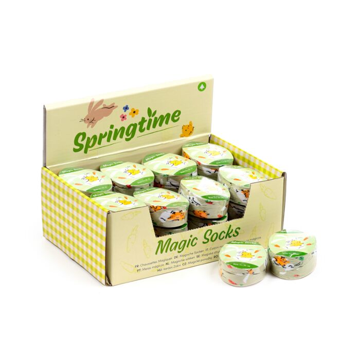 Springtime Compressed Magic Socks