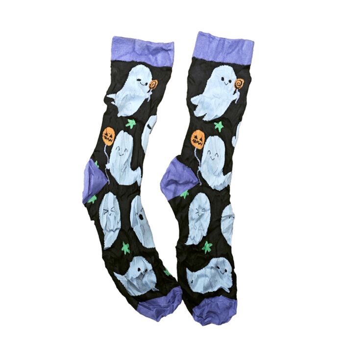 Spooky Ghost Compressed Magic Socks