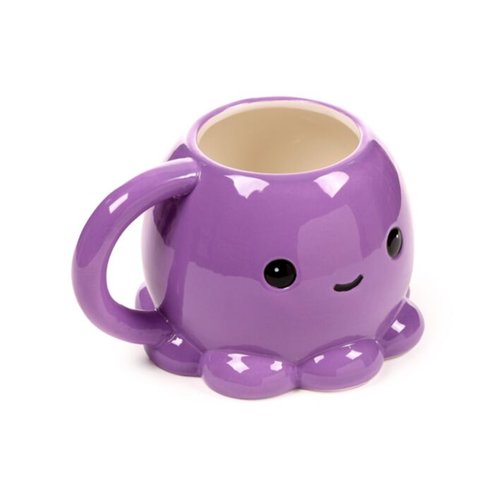 Adoramals Octopus Head Ceramic Shaped Mug