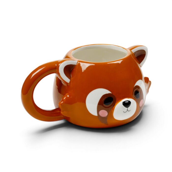 Adoramals Red Panda Head Ceramic Shaped Mug