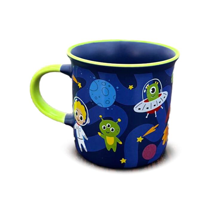 Space Cadet Fine-Rimmed Porcelain Mug