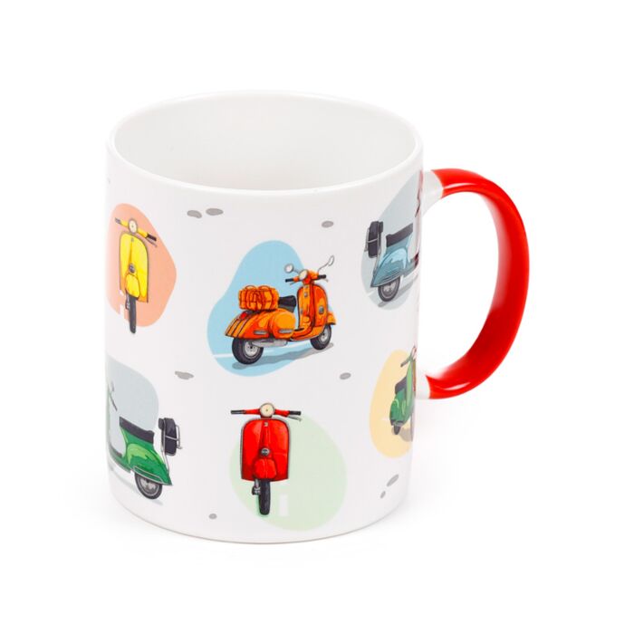 Scooter Porcelain Mug