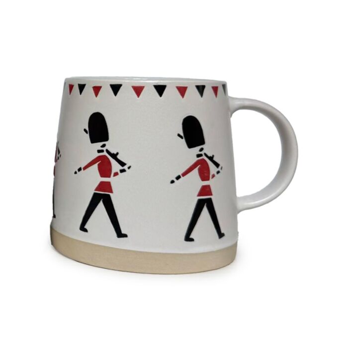 London Souvenir Guardsman Tapered Stoneware Mug