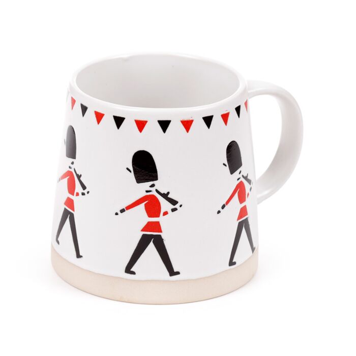 London Souvenir Guardsman Tapered Stoneware Mug