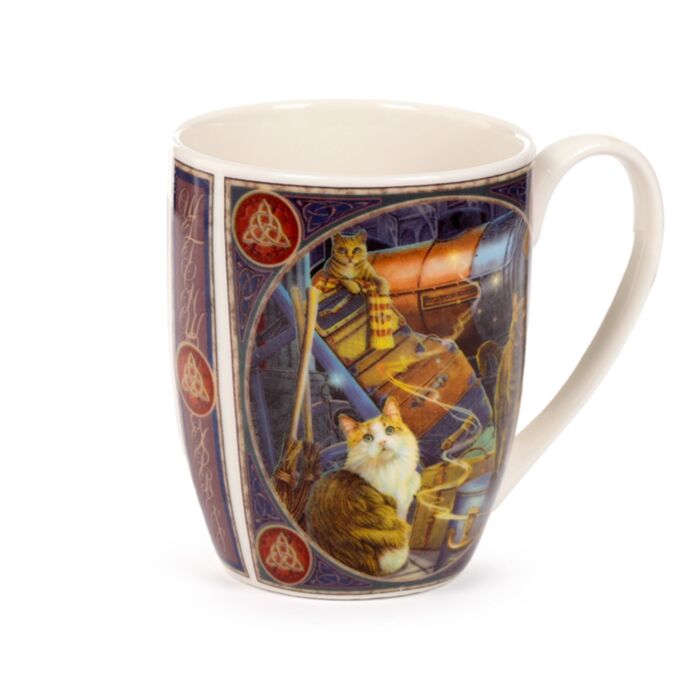 Lisa Parker Witchwood Express Cats Porcelain Mug