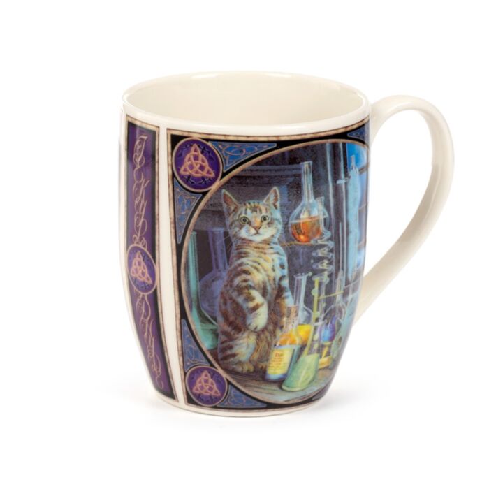 Lisa Parker Jekyll & Hyde Cats Porcelain Mug