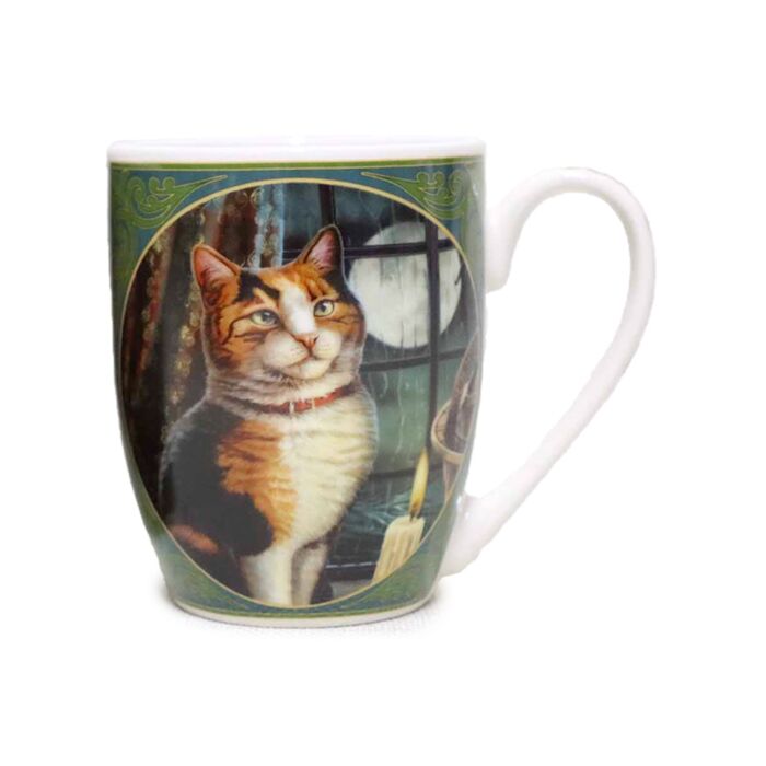 Lisa Parker Adventure Awaits Cat Porcelain Mug