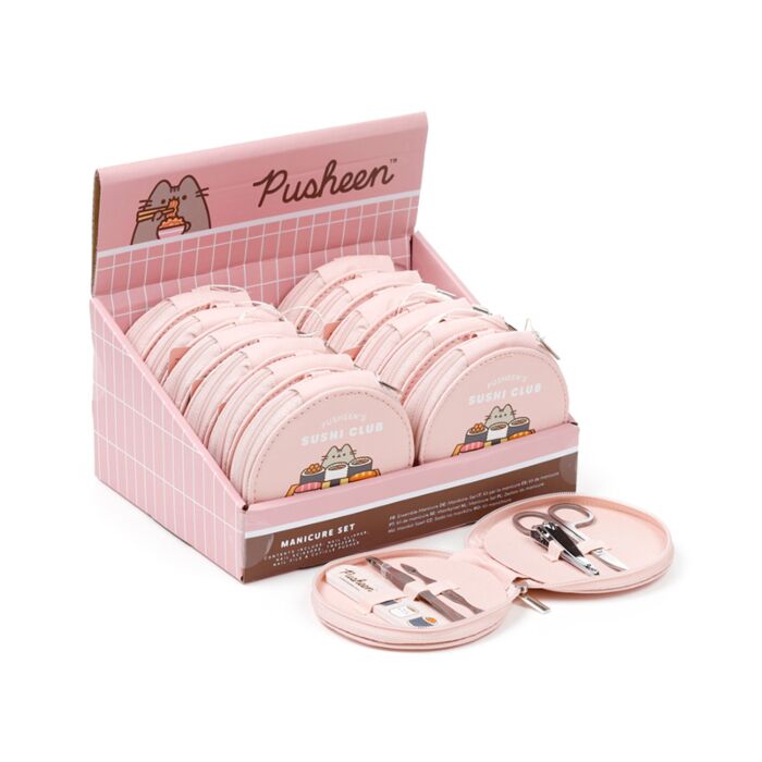 Pusheen the Cat Bento Club 5 Piece Round Manicure Set