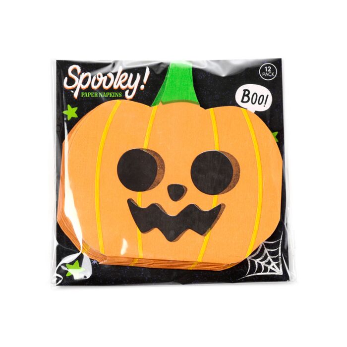 Halloween Pumpkin Pack of 12 3ply Paper Party Napkins
