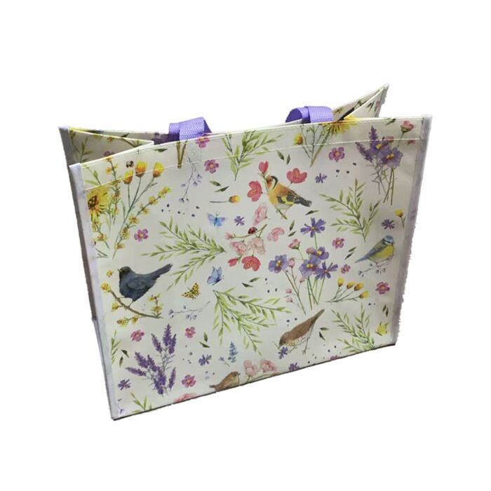 Jan Pashley Wings & Wildflowers Reusable Shopping Bag