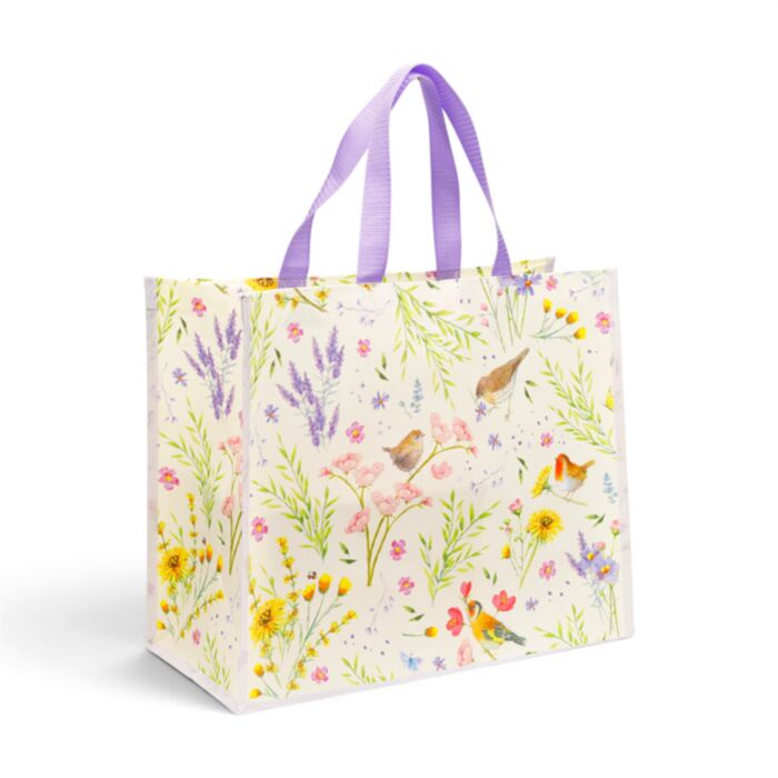 Jan Pashley Wings & Wildflowers Reusable Shopping Bag