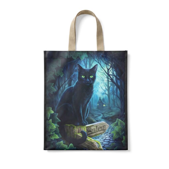 Lisa Parker Road to Salem Cat Reusable Shopping Bag