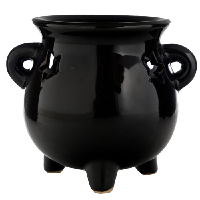 Eden Large Black Cauldron Oil Burner