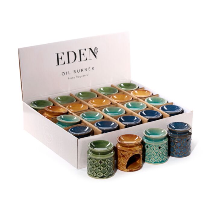 Eden Small Simple Flower Motif Oil Burner
