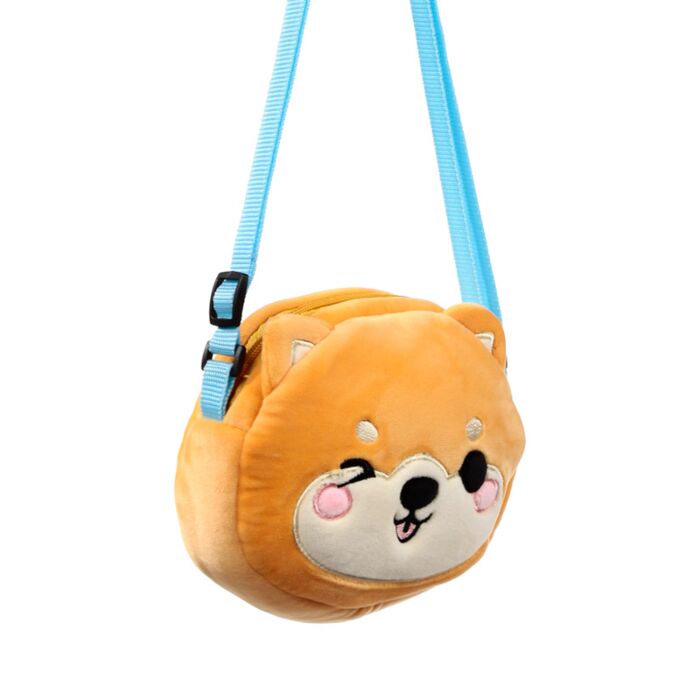 Shuggs the Shiba Inu Adoramals Crossbody Plush Shoulder Bag