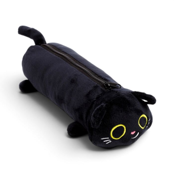 Lucky the Black Cat Plush Pencil Case